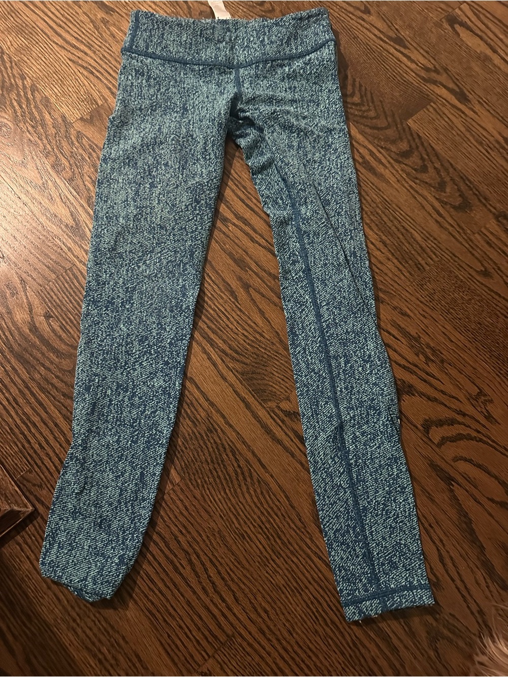 Ivivva Girls Blue Heathered Leggings